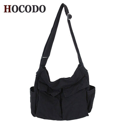 Women's Canvas Shoulder Bags Shopping Bags Ladies Shoulder Crossbody Bag