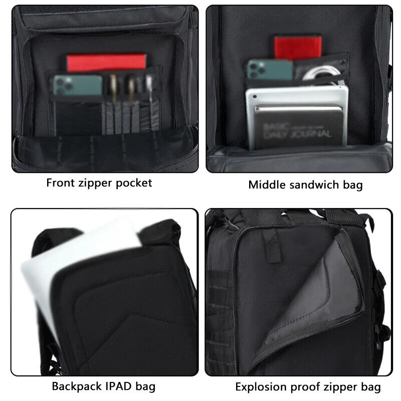 Man‘s Backpack Trekking Camping Bags Rucksacks Hunting Pack Sport Fishing Bag