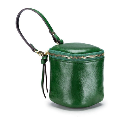 New Designer Genuine Leather Women's Zipper Wallet Mini Coin Purse Lipstick Bag