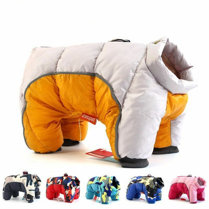 Winter Pet Dog Clothes 2020 Super Warm Jacket Thicker Cotton Coat Waterproof Zip