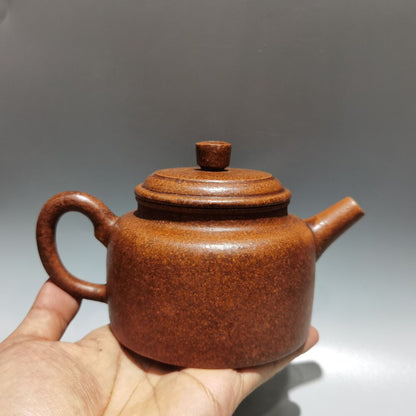 6.3″ China Yixing Zisha purple Clay pot handmade Kung Fu tea health Teapot 360ml