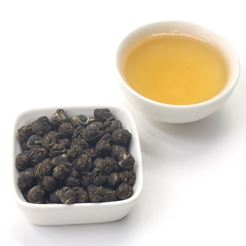 2023 Jasmine Flower Tea Natural Jasmine Pearls Fresh Dragon Pearl Green Tea