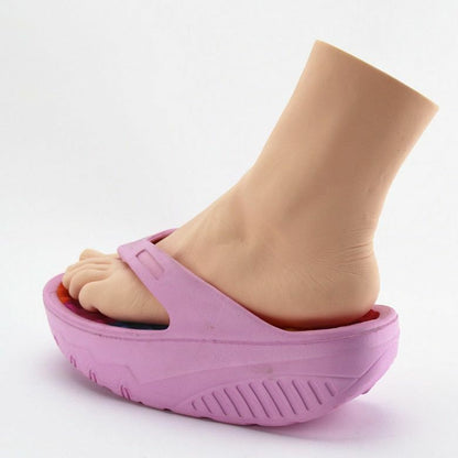 Women Mannequin Foot 1 Pair Left Right Feet Realistic Display Stands PVC 20/23cm