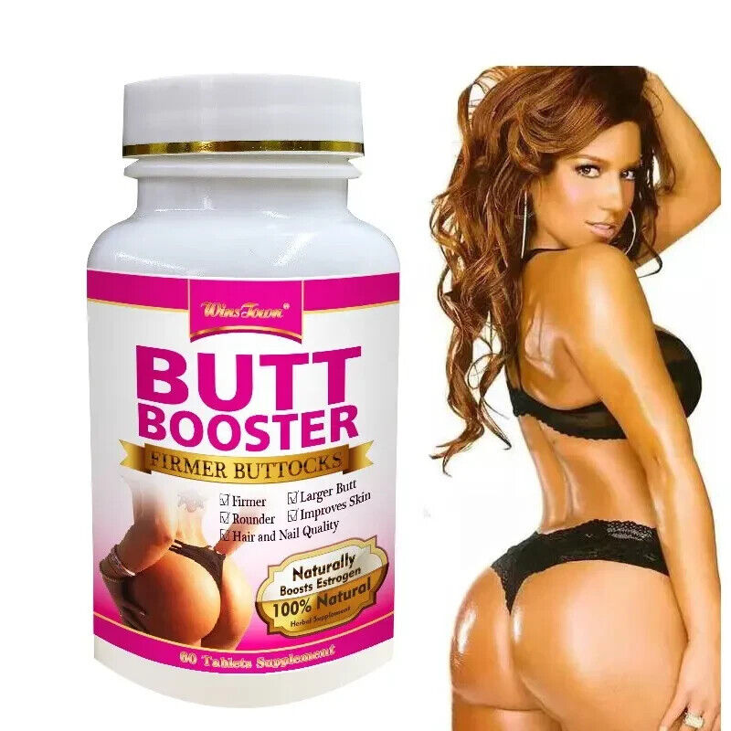 60 Pills Effective Butt Booster - Lifts and Increases Buttock Size