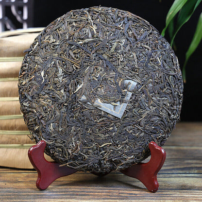 357g Yunnan Spring Puerh Tea Big Leaves Aged Tree Pu-erh Raw Tea Cake Pu'er Tea