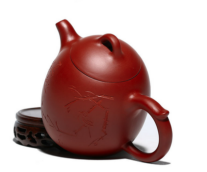 Chinese Yixing Zisha Clay Handmade Exquisite Teapot （真趣秦权 底款：如图）