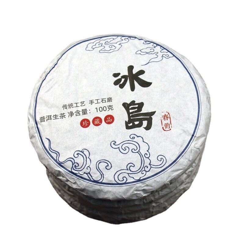 100g Icelandic Spring Rhythm Pu-erh Tea Raw Cakes 10 Cakes Mention Bamboo Shoot