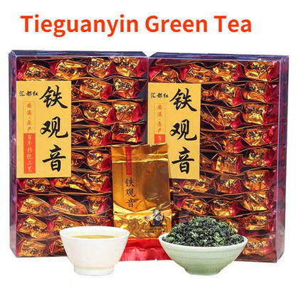 250g Anxi Tieguanyin Organic Green Tea Bagged Tie Guan Yin Oolong Tea Loose Leaf
