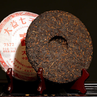 2011 Year TAETEA Menghai Classic 7572 Pu-erh Ripe Puer Dayi Shu Puerh Tea 357g