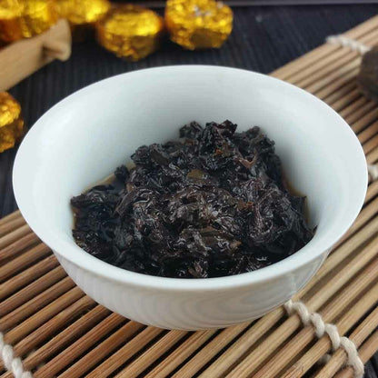 2021/2022 Mini Puer Ripe Tuocha Gold Tin Foil Packing Shu Pu'er Tea Gift 75g