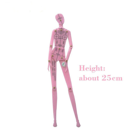 Drawing Rulers Plastic Fashion Garment Design Women Human Body Dynamic Templates