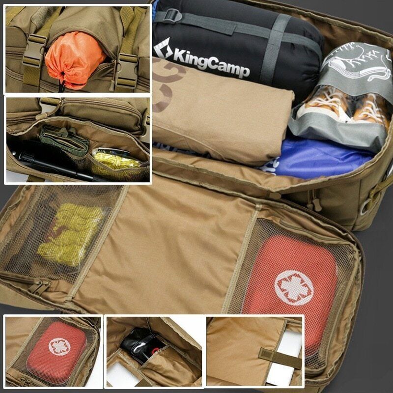 Travel Backpack Tactical Militari Bag Hiking Rucksack Nylon Shoulder Camping