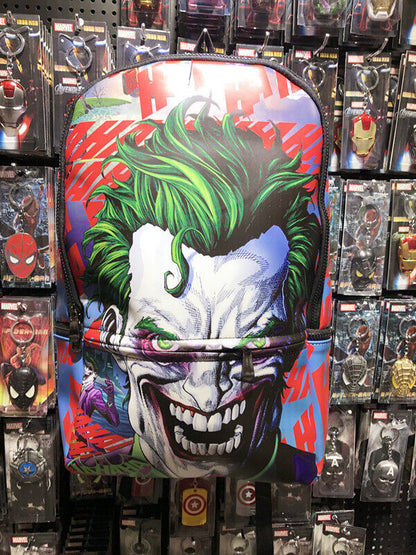 The Joker Collection Schoolbag Red DC Comics Laptop Rucksack Backpack Bioworld