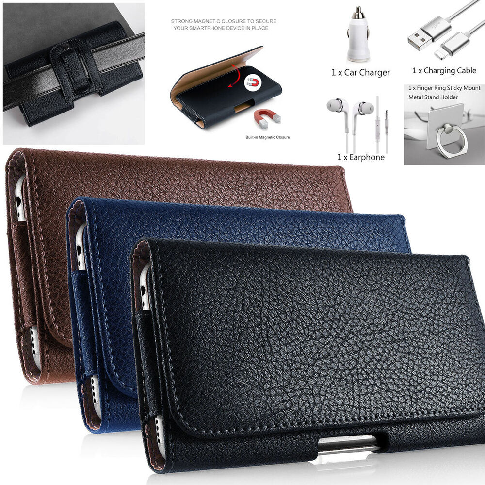 For Apple iPhone 14 Pro Max 14 Plus Leather Case Belt Clip Holster Pouch Holder
