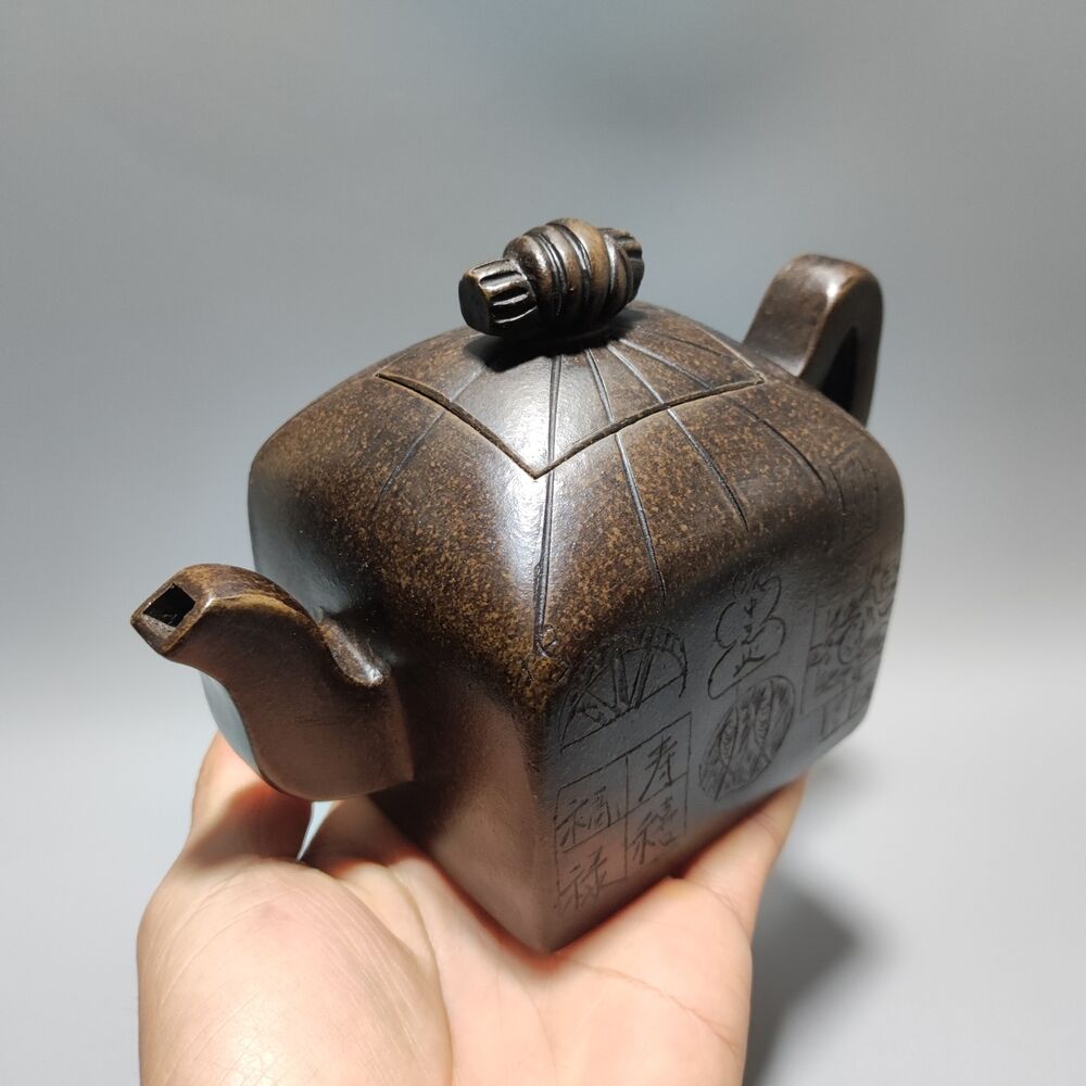Vintage Chinese Yixing Purple Clay Teapot Zisha Ceremony Fashion Gift Teaware