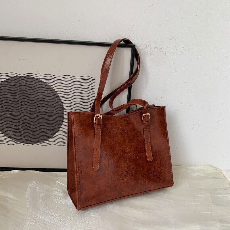 Women's Bag Shoulder Bags PU Leather Shoulder Bags Ladies Wild Bags