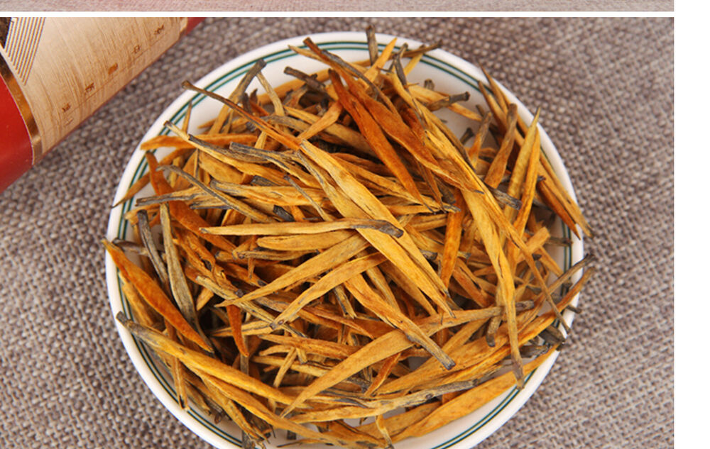 250g Supreme Yunnan Gold Needle Dian Hong Golden Tip Dianhong Black Tea
