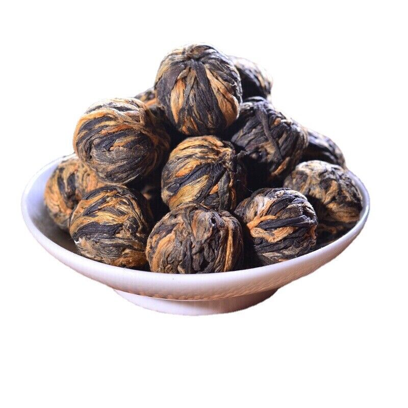 Small Gold Ball Diuretic Lower BP Chinese Kongfu Tea Handmade Dianhong Black Tea