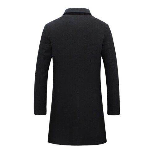 Men Jackets Men Slim Fits Coats Business Mens Long Winter Outwears