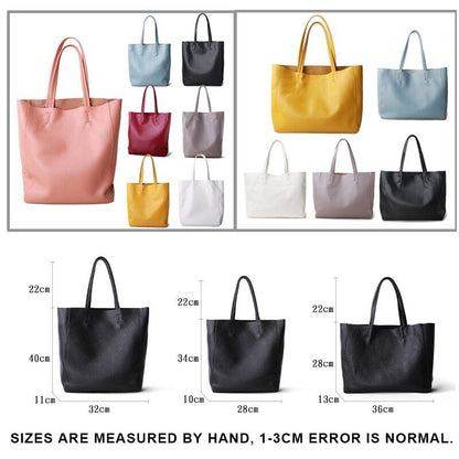 Women Bag Female Fashion Beach Handbag Lady Genuine Leather Shoulder Bag