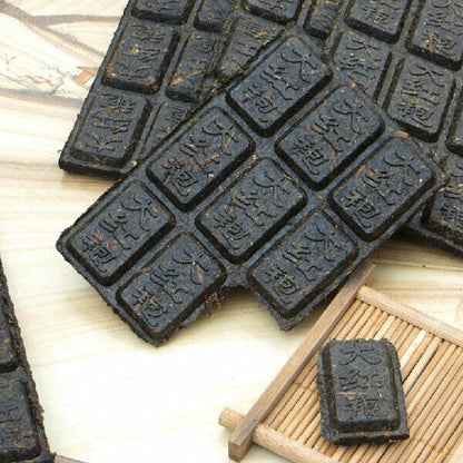 Fujian Wuyi Da Hong Pao Wu long Tea Cake,Big Red Robe,Mini Rock Oolong Brick thé