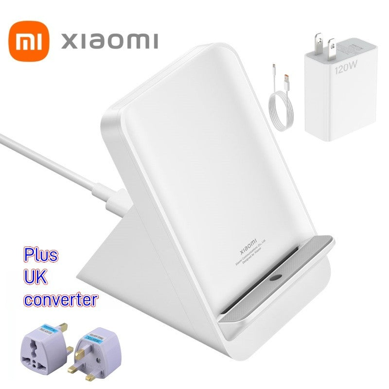 Genuine Xiaomi Vertical Air-Cooled 80W Wireless Charger+120W Fast Charging kit