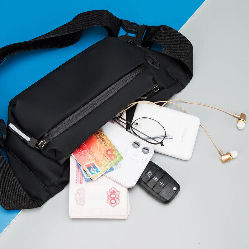 Pack Sports Running Cycling Waist Bag Pack Male Shoulder Belt Bag Pouch Bags
