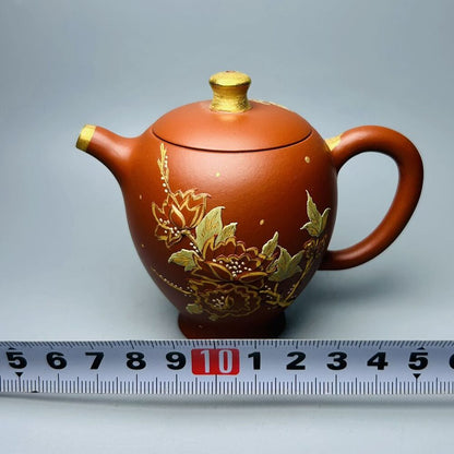 Vintage China Yixing Purple Clay Teapot Zisha Ceremony Fine Tea Set Collectible