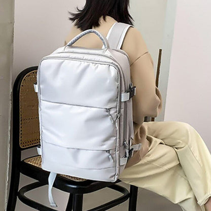 Women Travel Backpack Water Daypack Bag With Luggage Port Backpack