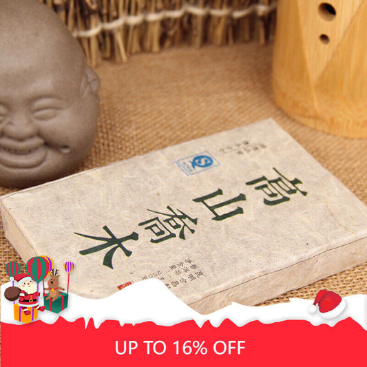High Mountain Arbor Pu-erh Green Tea Raw Pu'er Tea Brick Gift 250g/8.8oz