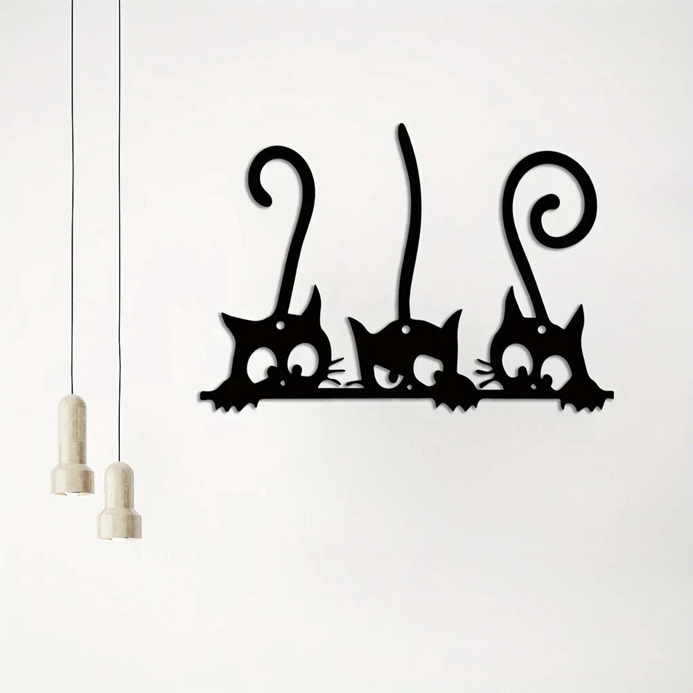 Cat Wall Art, Metal Wall Art, Hanging Ornaments, Hanging Wall Art
