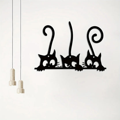 Cat Wall Art, Metal Wall Art, Hanging Ornaments, Hanging Wall Art