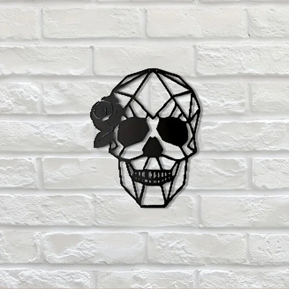 Skull Art Wall Decor Metal Wall Decor Halloween Decor, Decor Modern Art