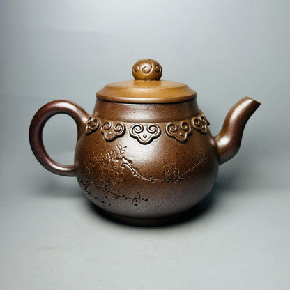 Vintage Chinese Yixing Purple Clay Teapot Zisha Ceremony Exquisite Teaware Gift