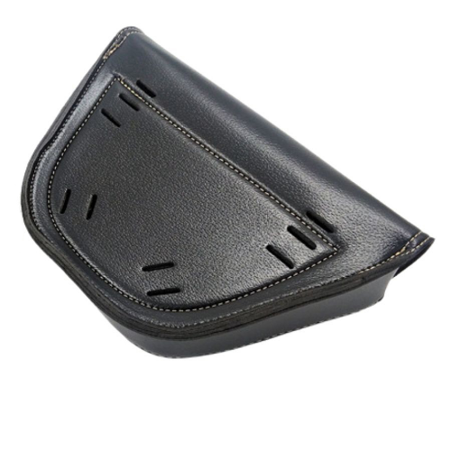 Universal Triangle PU Leather Motorcycle Saddle Bag Left Right Luggage Pouch