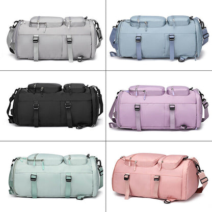 Waterproof Sports Backpack Women Unisex Outdoor Shoulder Bag Dry Wet Separation