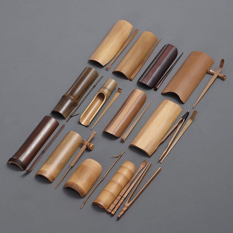Natural Bamboo Tea Spoon Tea Ceremony Set|Bamboo Tea Accessories