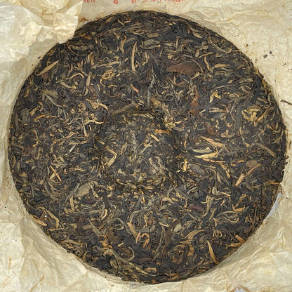 Pu'er tea, 2006, Guoyan Xishuangbanna, Yiwu organic green cake, Yiwu organic green cake, 400g, raw