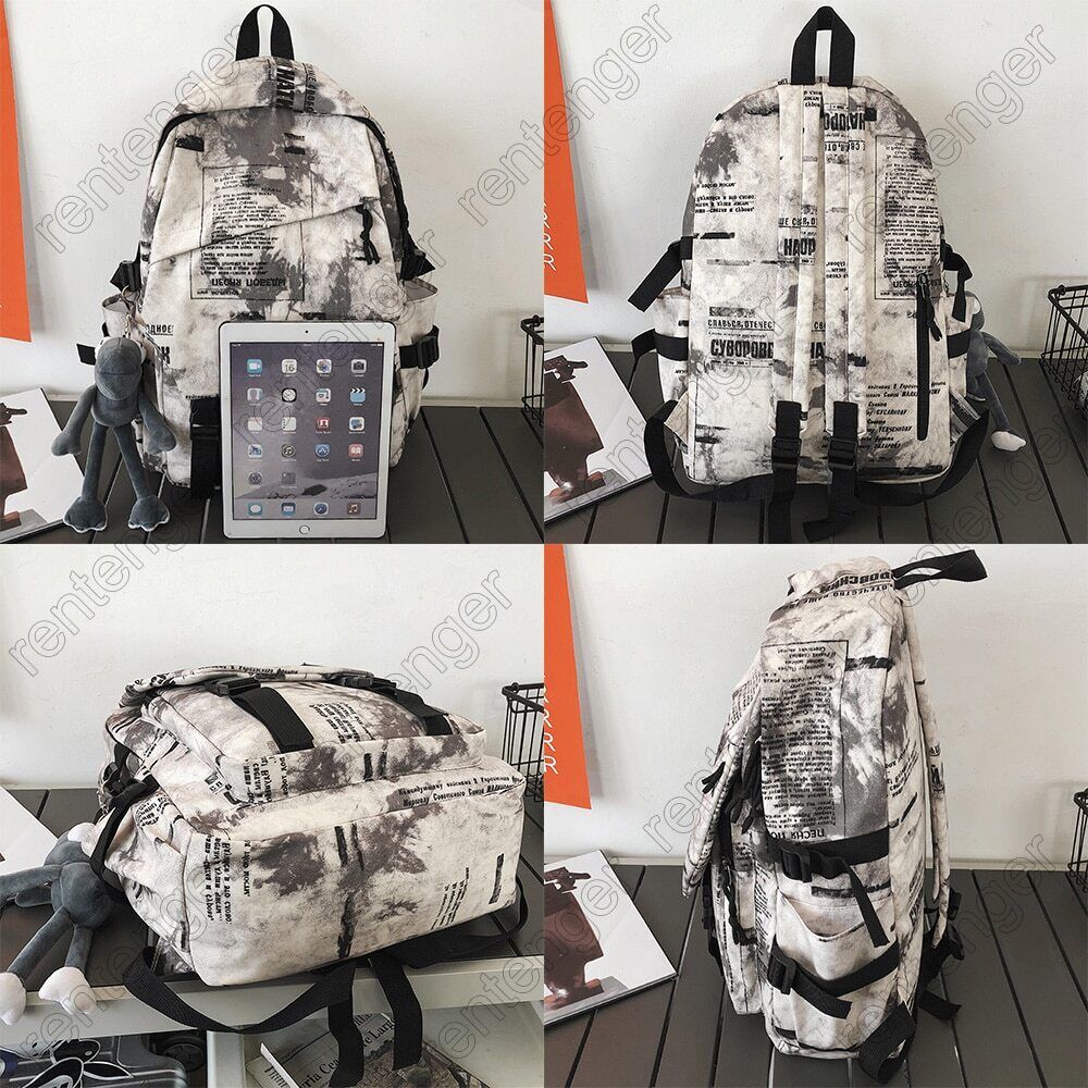 Ladies Men Boy School Bag Nylon Women Student Male Bags Travel