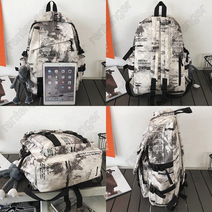Ladies Men Boy School Bag Nylon Women Student Male Bags Travel