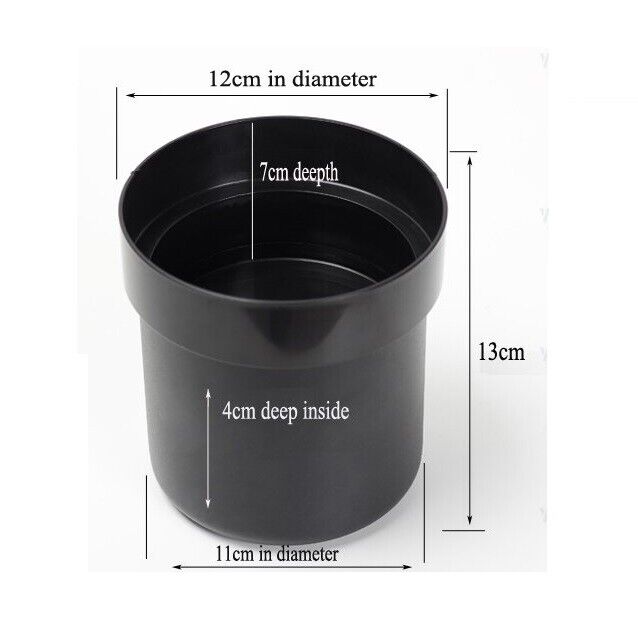 Flower Pot Shape Surprise Box 12x13cm PVC Steel Hidden Security Stash Safe Jars