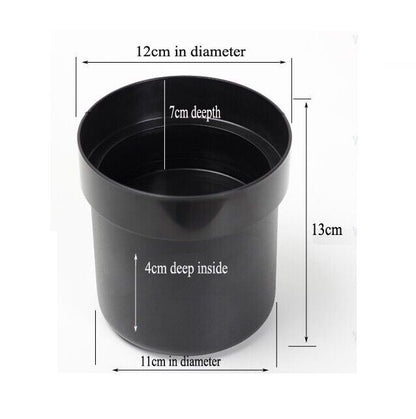 Flower Pot Shape Surprise Box 12x13cm PVC Steel Hidden Security Stash Safe Jars