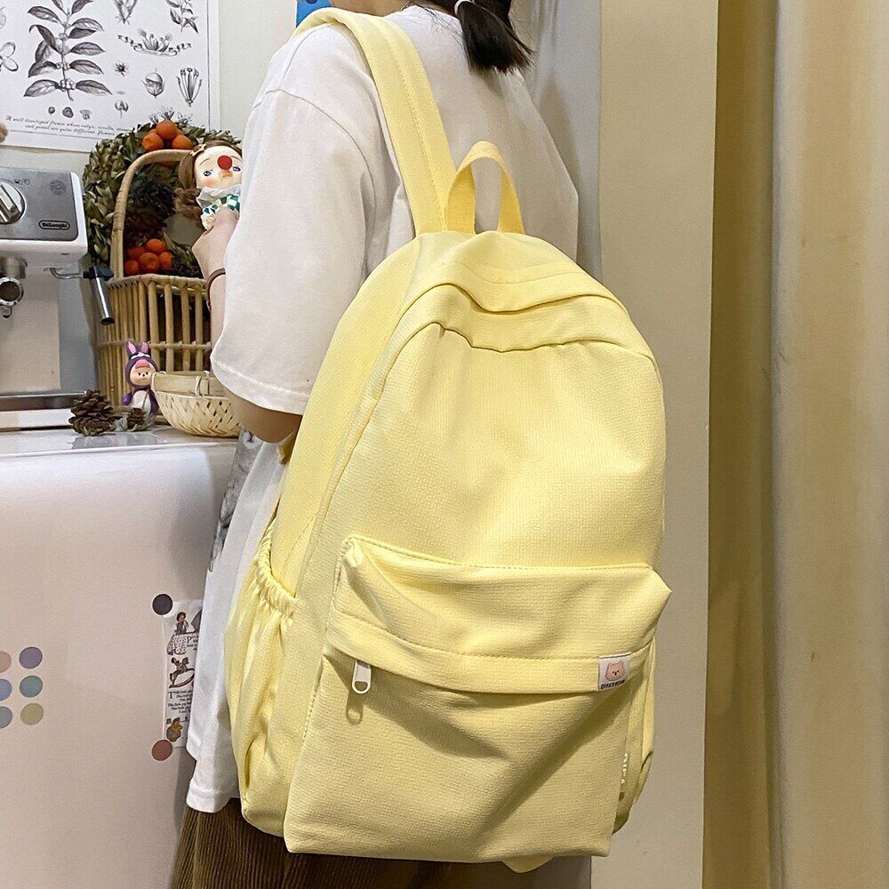 College Bag Cotton Student Women Backpacks Girl School Bag Ladies Backpack
