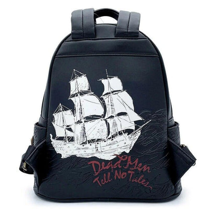 Disney Pirates skull Loungefly Mini Backpack Jack Sparrow shoulder bag backpack