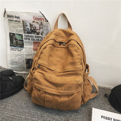 Women Backpack Quality Backpack Large Canvas Student School Bag Zipper Book Bags