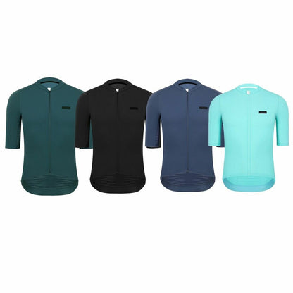Cycling Jersey Aero Short Sleeve Italy Fabric Seamless Crafts Zipper Men Woman