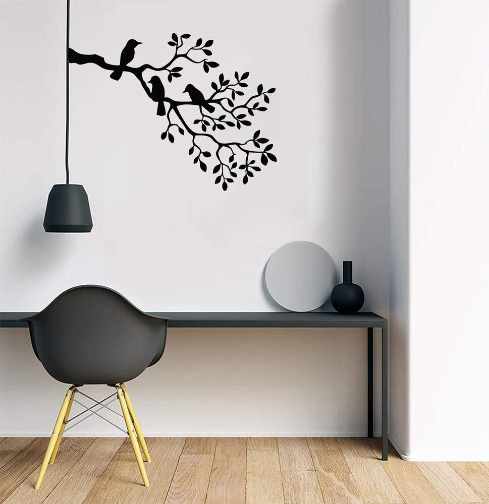 Metal Wall Art, Metal Birds Art,Metal Wall Decor,Birds on Branch,Birds Sculpture
