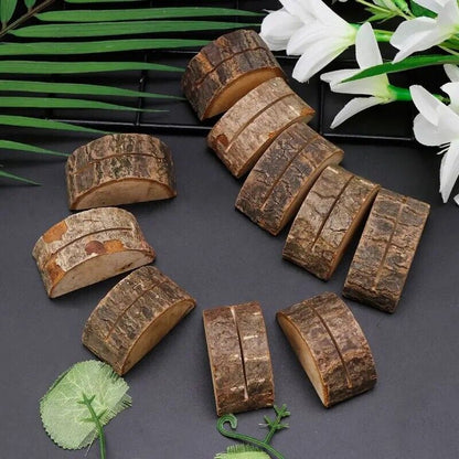 Name Card Place Holder 10Pcs Rustic Wood Table Memo Number Note Clip 5.5x3x2.8cm