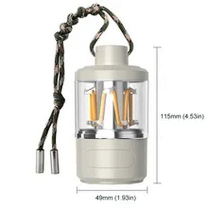 Led Outdoor Camp Lights 1800mah Battery Camping Lantern 4 Dimmable Light Modes