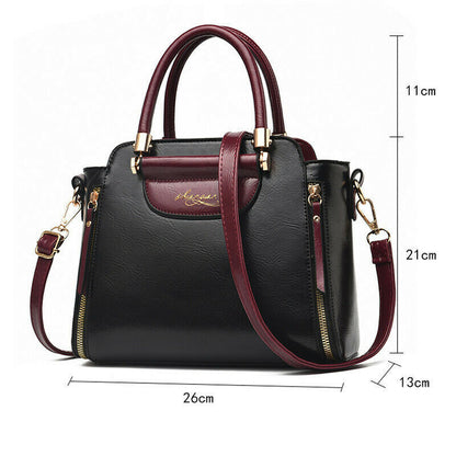 New Women's PU Leather Bag Tote Purse Shoulder Messenger Satchel Handbag